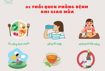 05 thói quen phòng bệnh khi giao mùa