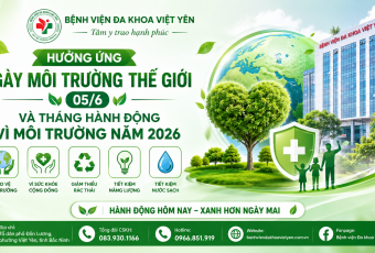 HƯỞNG ỨNG NGÀY MÔI TRƯỜNG THẾ GIỚI (05/6) VÀ THÁNG HÀNH ĐỘNG VÌ MÔI TRƯỜNG NĂM 2026