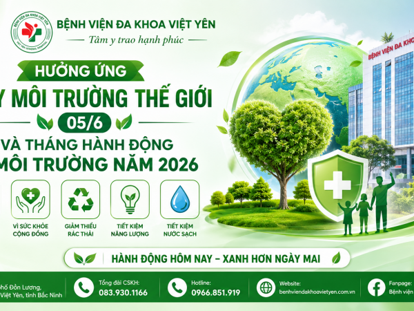 HƯỞNG ỨNG NGÀY MÔI TRƯỜNG THẾ GIỚI (05/6) VÀ THÁNG HÀNH ĐỘNG VÌ MÔI TRƯỜNG NĂM 2026