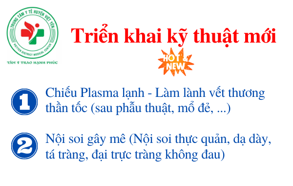 Kỹ thuật mới triển khai tại Trung tâm
