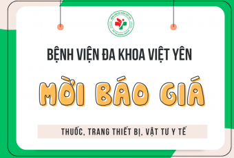 Đề nghị báo giá vật tư, sinh phẩm, hóa chất năm 2025 (03/4/2025)