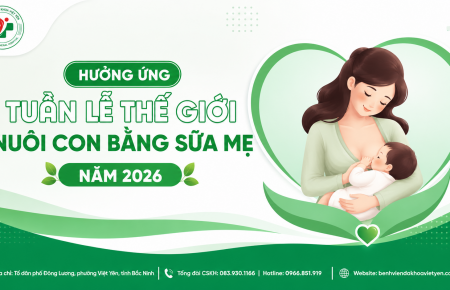 HƯỞNG ỨNG TUẦN LỄ THẾ GIỚI NUÔI CON BẰNG SỮA MẸ NĂM 2026
