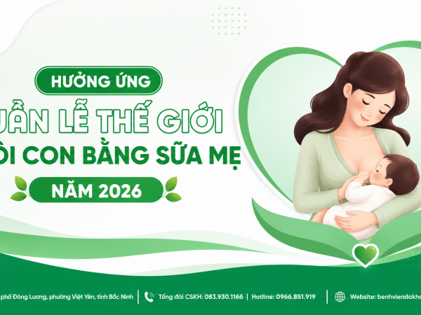 HƯỞNG ỨNG TUẦN LỄ THẾ GIỚI NUÔI CON BẰNG SỮA MẸ NĂM 2026