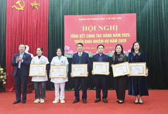 Đảng bộ TTYT Việt Yên tổng kết công tác Đảng năm 2025, triển khai nhiệm vụ năm 2026