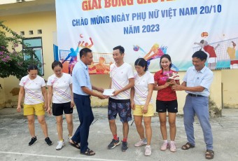 CHUNG KẾT GIẢI BÓNG CHUYỀN HƠI KỶ NIỆM NGÀY 20/10 TẠI TTYT HUYỆN VIỆT YÊN NĂM 2023