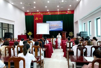 Tập huấn về phân loại, thu gom, xử lý rác thải y tế năm 2024