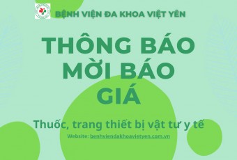 Yêu cầu báo giá xét nghiệm mẫu nước lần 2 ( 04-05-2026)