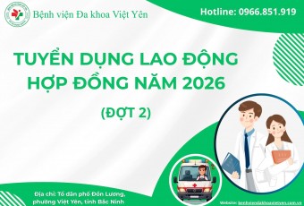Tuyển dụng lao động hợp đồng năm 2026 (đợt 2)