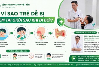 ĐI BƠI TƯỞNG VÔ HẠI, NHIỀU TRẺ PHẢI NHẬP VIỆN VÌ VIÊM TAI GIỮA